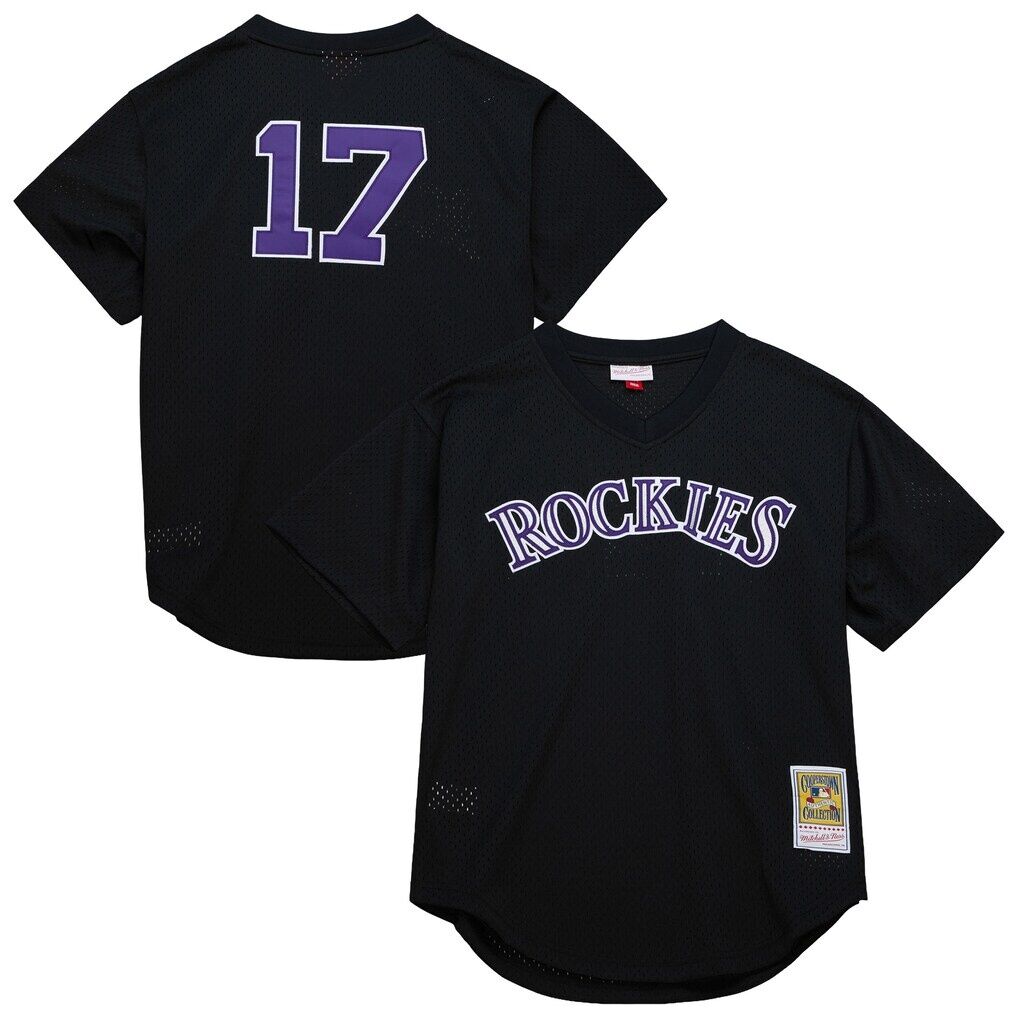 Todd Helton Colorado Rockies Mitchell & Ness Authentic Batting Practice Jersey