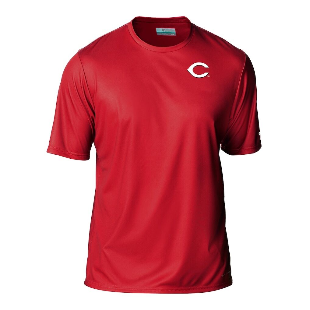 Cincinnati Reds Columbia  Terminal Tackle Omni-Shade T-Shirt