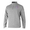 Toronto Blue Jays Columbia Swingcraft Quarter-Zip Pullover - Gray - Front View