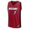 Giannis Antetokounmpo Miami Heat Fashion7 Youth Fast Break Replica Jersey - Red - - Side View