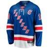 JT Miller New York Rangers Fashion7 Home Captain's Patch Breakaway Jersey - Blue - Side View