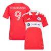Robert Lewandowski Chicago Fire adidas Women's 2026 Forever Red Replica Jersey - Red - Front View