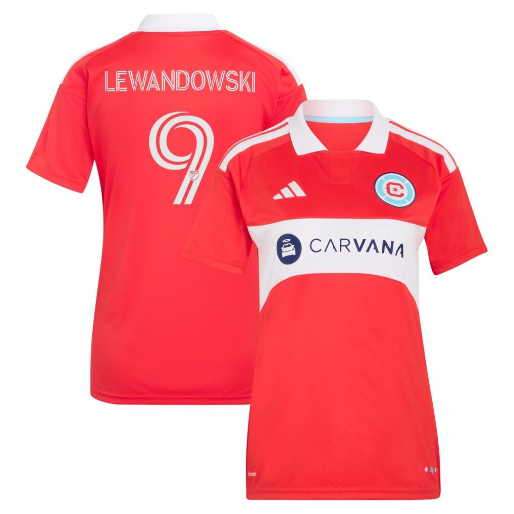 Robert Lewandowski Chicago Fire adidas Women's 2026 Forever Red Replica Jersey