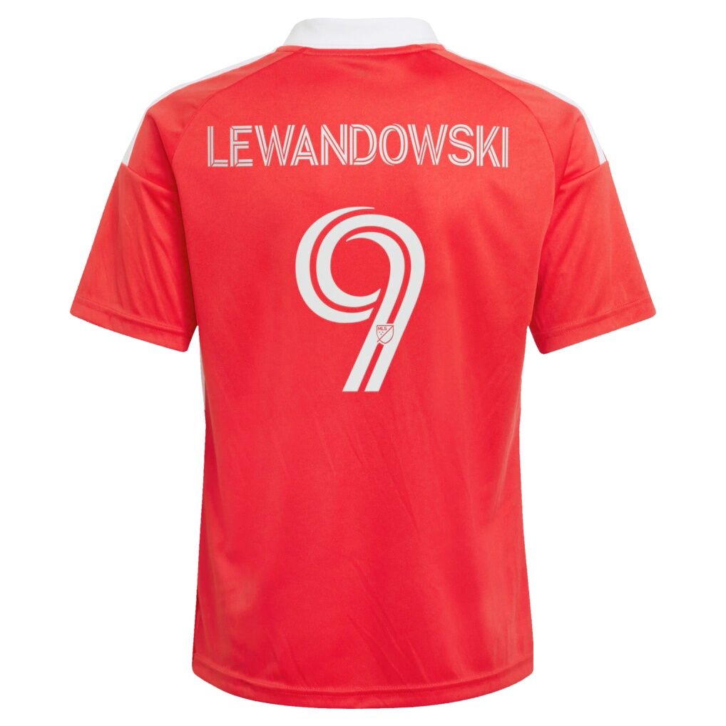 Robert Lewandowski Chicago Fire adidas Youth 2026 Forever Red Replica Jersey