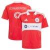 Robert Lewandowski Chicago Fire adidas Youth 2026 Forever Red Replica Jersey - Red - Front View