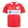 Robert Lewandowski Chicago Fire adidas Youth 2026 Forever Red Replica Jersey - Red - Side View
