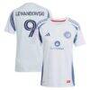 Robert Lewandowski Chicago Fire adidas Women's 2025 The Municipal Kit Replica Jersey - - Front View
