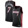 Giannis Antetokounmpo Miami Heat Nike Unisex Swingman Jersey - Black - Front View