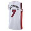 Giannis Antetokounmpo Miami Heat Nike Unisex Swingman Jersey - White - Detail View