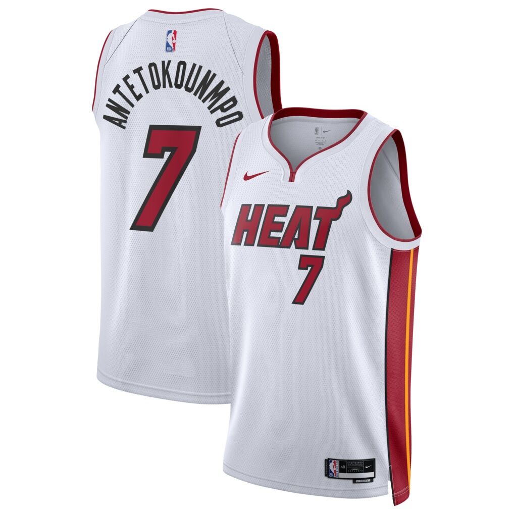 Giannis Antetokounmpo Miami Heat Nike Unisex Swingman Jersey - Association Edition