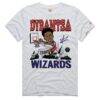 AJ Dybantsa Washington Wizards Homage Unisex Rookie Tri-Blend T-Shirt - - Front View