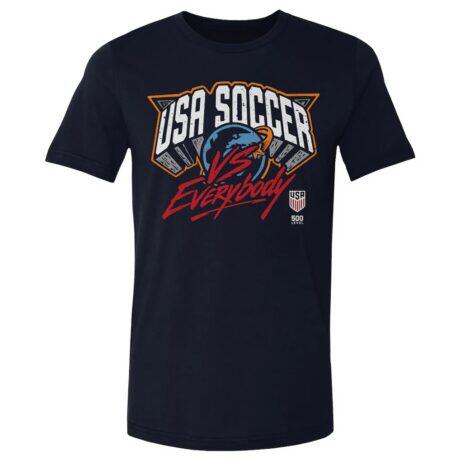 USMNT vs. Everybody 500 Level Matchup T-Shirt - Navy - Front View
