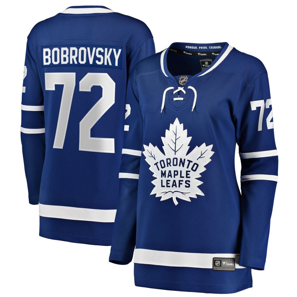 Sergei Bobrovsky Toronto Maple Leafs Fashion7 Women's Home Breakaway Jersey