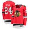 Bowen Byram Chicago Blackhawks Fashion7 Women's Home Breakaway Jersey - Red - Front View