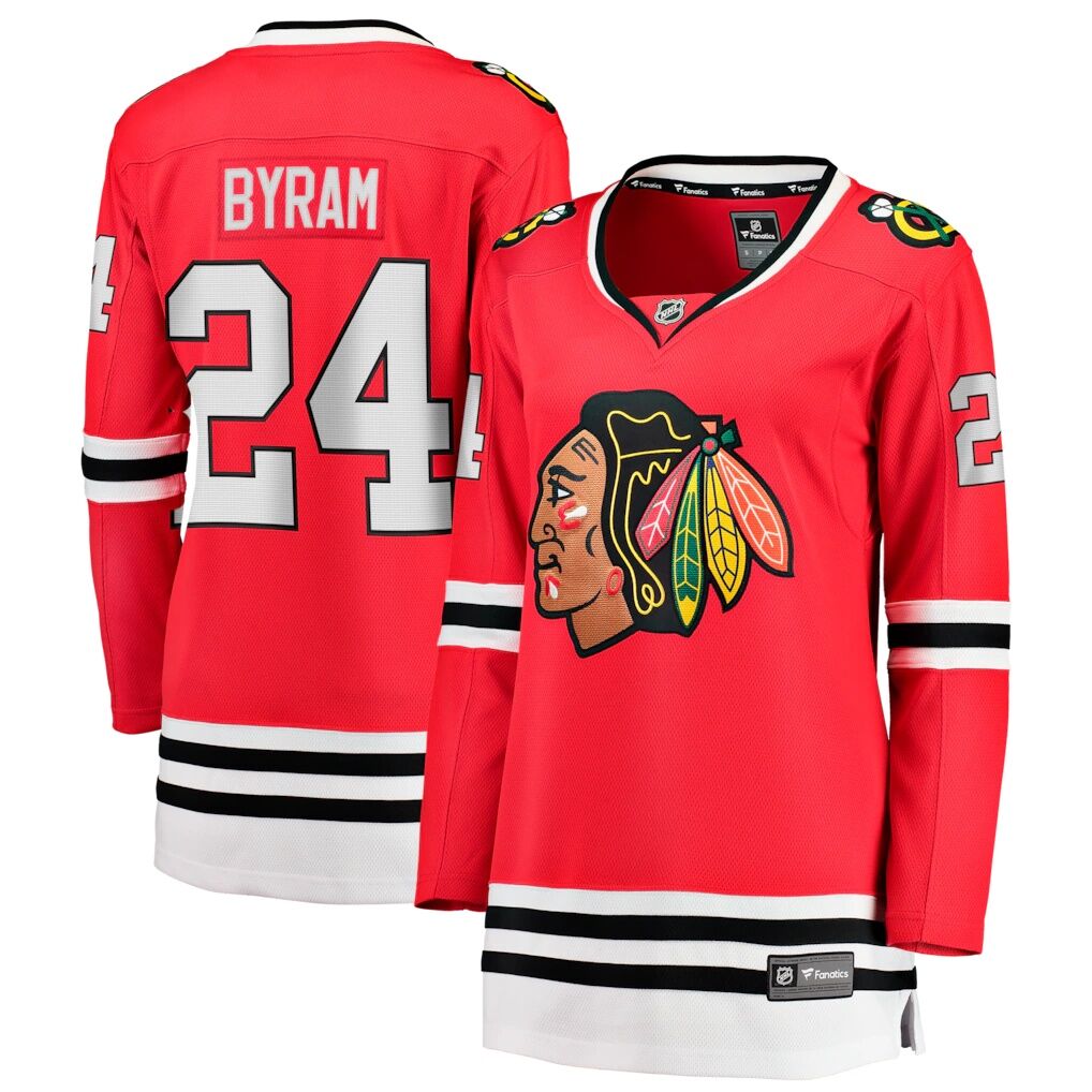 Bowen Byram Chicago Blackhawks Fashion7 Women's Home Breakaway Jersey