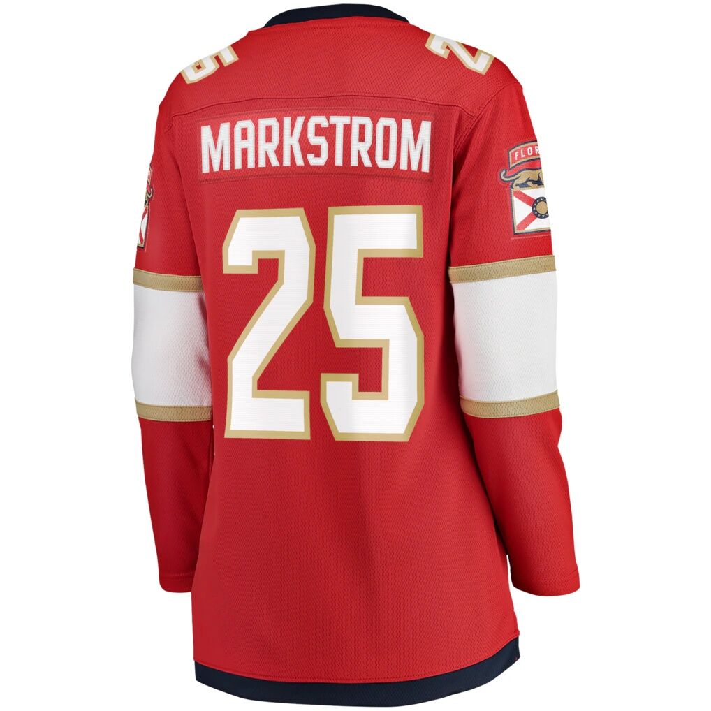 Jacob Markstrom Florida Panthers Fashion7 Women's Home Breakaway Jersey