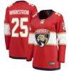 Jacob Markstrom Florida Panthers Fashion7 Women's Home Breakaway Jersey - Red - Front View