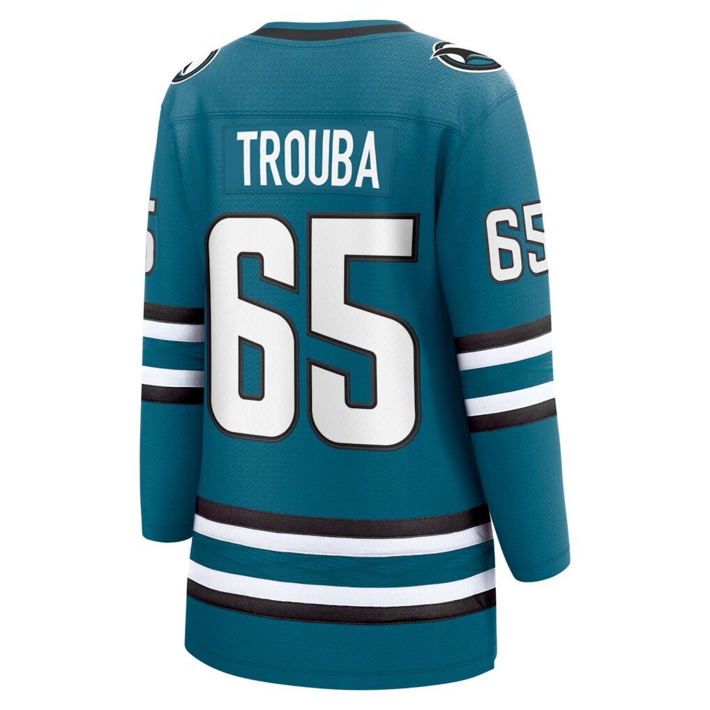 Jacob Trouba San Jose Sharks Fashion7 Women's Home Breakaway Jersey