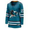 Mason Marchment San Jose Sharks Fashion7 Women's Home Breakaway Jersey - Teal - Side View