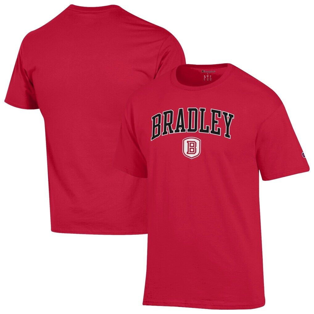 Bradley Braves Champion  Campus T-Shirt - Scarlet