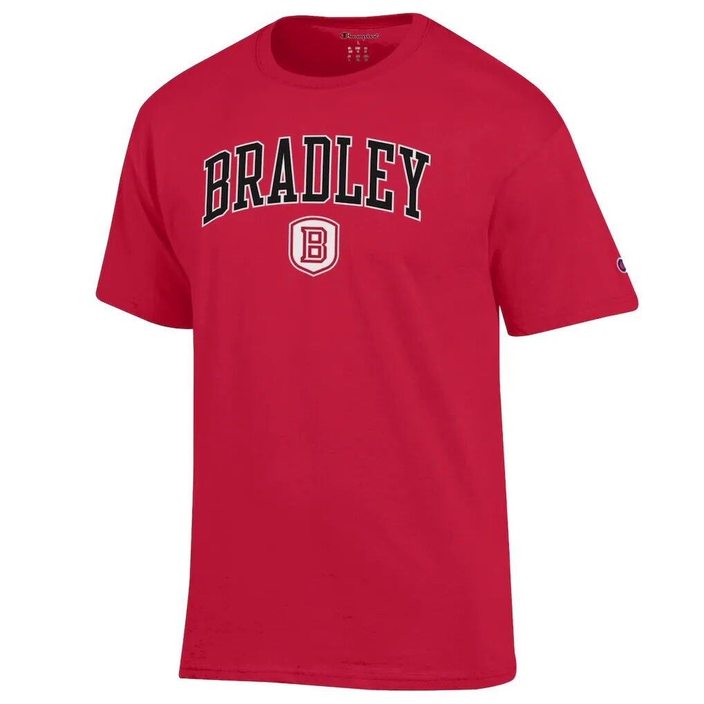 Bradley Braves Champion  Campus T-Shirt - Scarlet