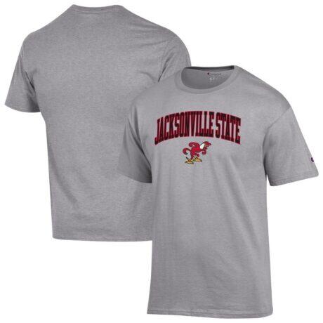 Jacksonville State Gamecocks Champion Campus T-Shirt - Gray - Front View