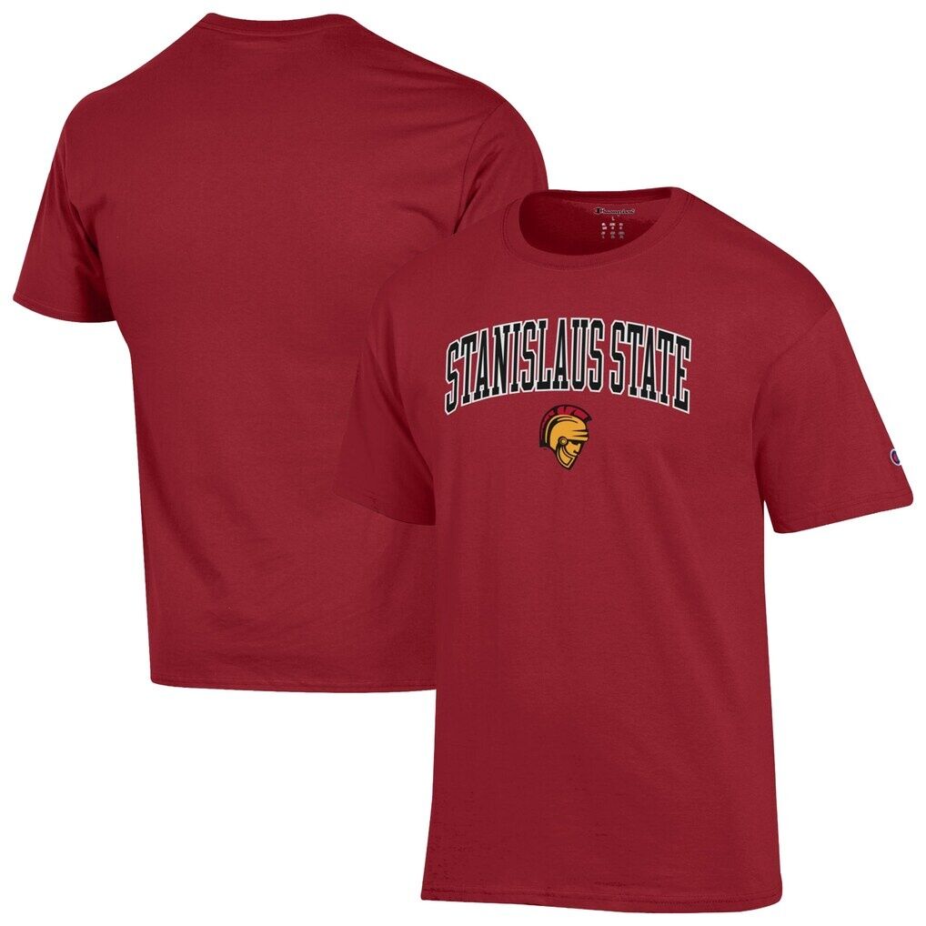Cal State Stanislaus Warriors Champion  Campus T-Shirt - Cardinal