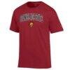 Cal State Stanislaus Warriors Champion Campus T-Shirt - Cardinal - Side View