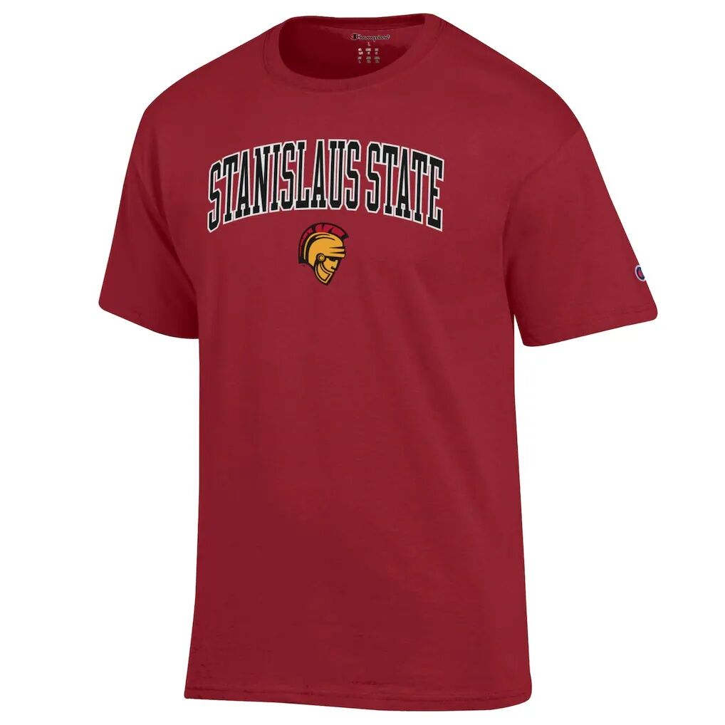 Cal State Stanislaus Warriors Champion  Campus T-Shirt - Cardinal