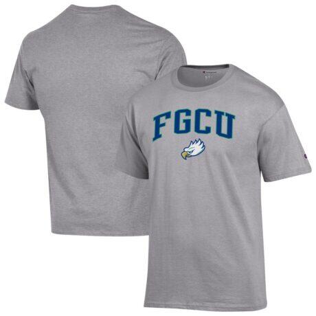 Florida Gulf Coast Eagles Champion Campus T-Shirt - Gray - Front View