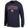 Eastern Connecticut State Warriors Champion Campus Long-Sleeve T-Shirt - Navy - Side View