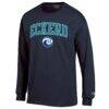 Eckerd Tritons Champion Campus Long-Sleeve T-Shirt - Navy - Side View