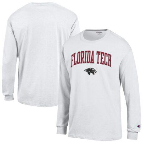 Florida Tech Panthers Champion Campus Long-Sleeve T-Shirt - White - Front View