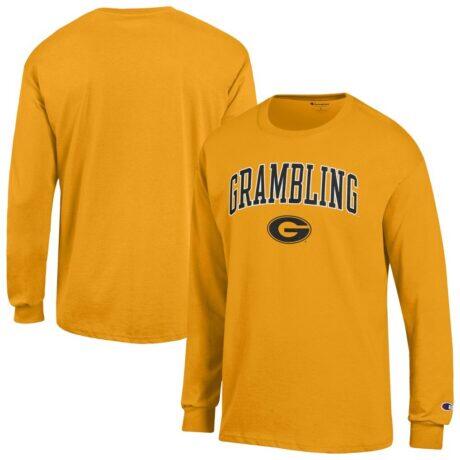 Grambling Tigers Champion Campus Long-Sleeve T-Shirt - Yellow - Front View