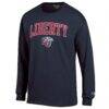 Liberty Flames Champion Campus Long-Sleeve T-Shirt - Navy - Side View