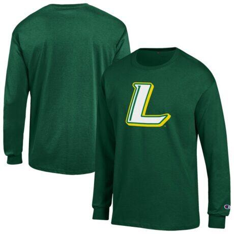 Le Moyne Dolphins Champion Campus Long-Sleeve T-Shirt - Green - Front View