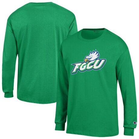 Florida Gulf Coast Eagles Champion Campus Long-Sleeve T-Shirt - Green - Front View