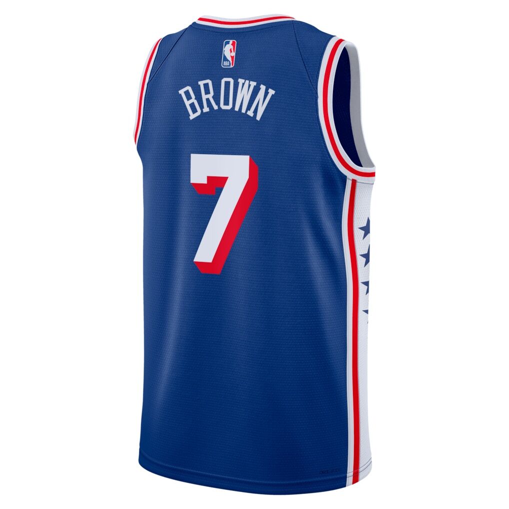 Jaylen Brown Philadelphia 76ers Nike Unisex Swingman Jersey - Icon Edition - Royal