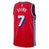 Jaylen Brown Philadelphia 76ers Jordan Brand Unisex Swingman Jersey - Red - Detail View