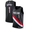 Ja Morant Portland Trail Blazers Nike Unisex Swingman Jersey - Black - Front View