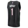 Ja Morant Portland Trail Blazers Fashion7 Fast Break Jersey - Black - Detail View