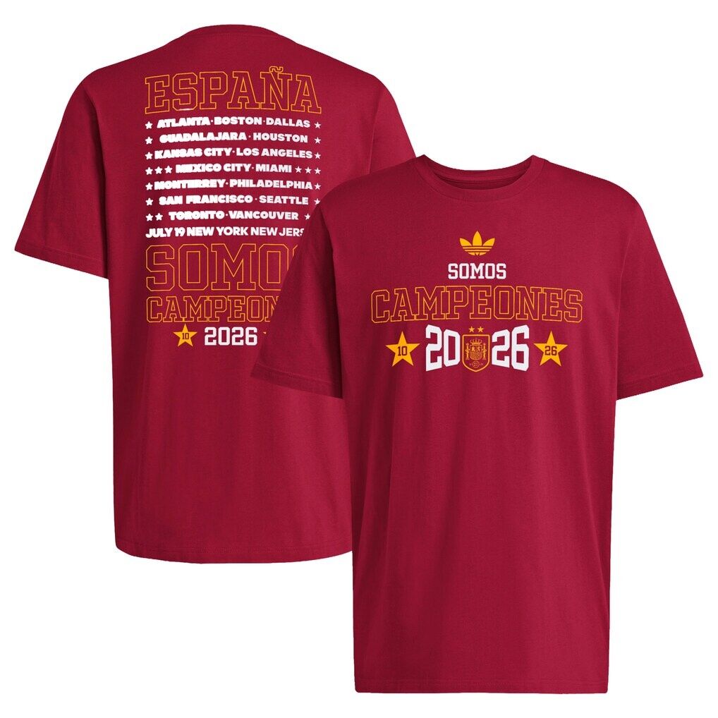 Spain National Team adidas 2026 FIFA World Cup Champions Somos Campeones T-Shirt