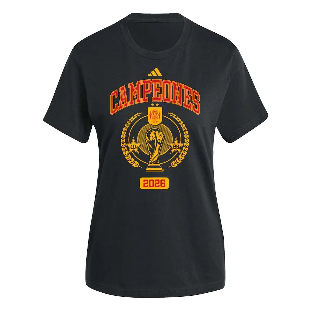 Spain National Team adidas Women's 2026 FIFA World Cup Champions Trophy T-Shirt