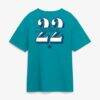Hannes Steinbach Charlotte Hornets In The Paint Legacy T-Shirt - Teal - Detail View