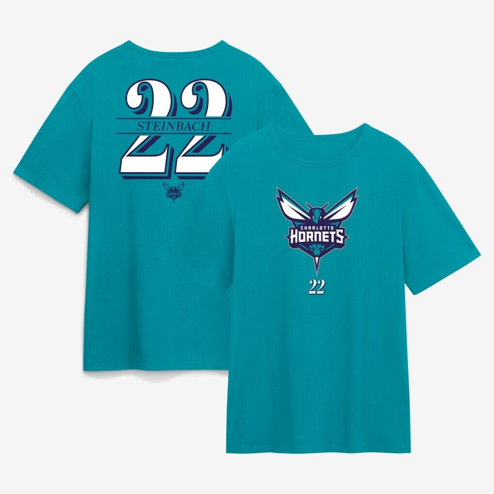 Hannes Steinbach Charlotte Hornets In the Paint Legacy T-Shirt