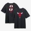 Caleb Wilson Chicago Bulls In The Paint Legacy T-Shirt - Black - Front View