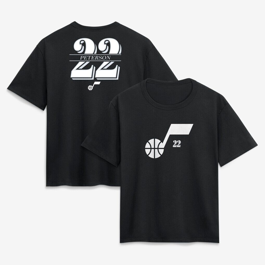 Darryn Peterson Utah Jazz Women's In the Paint T-Shirt