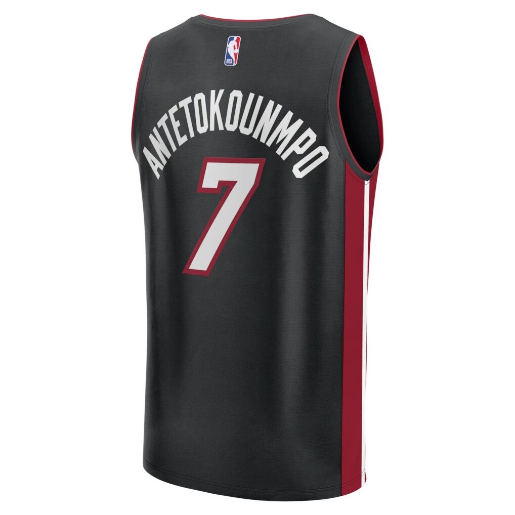 Giannis Antetokounmpo Miami Heat Fashion7 Fast Break Jersey - Icon Edition