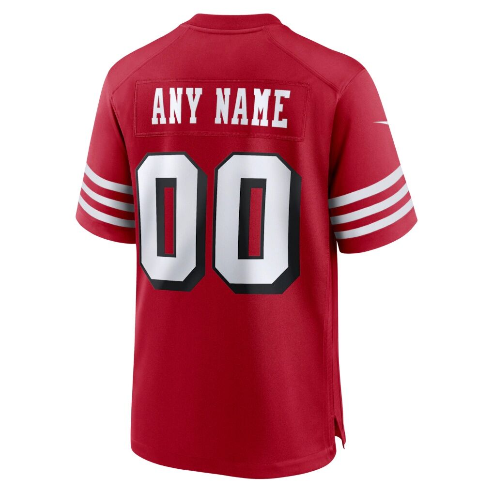 San Francisco 49ers Nike Youth 80th Anniversary Alternate Custom Game Jersey