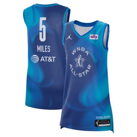 Olivia Miles Jordan Brand Unisex 2026 WNBA All-Star Game Victory Jersey - Blue - Front View